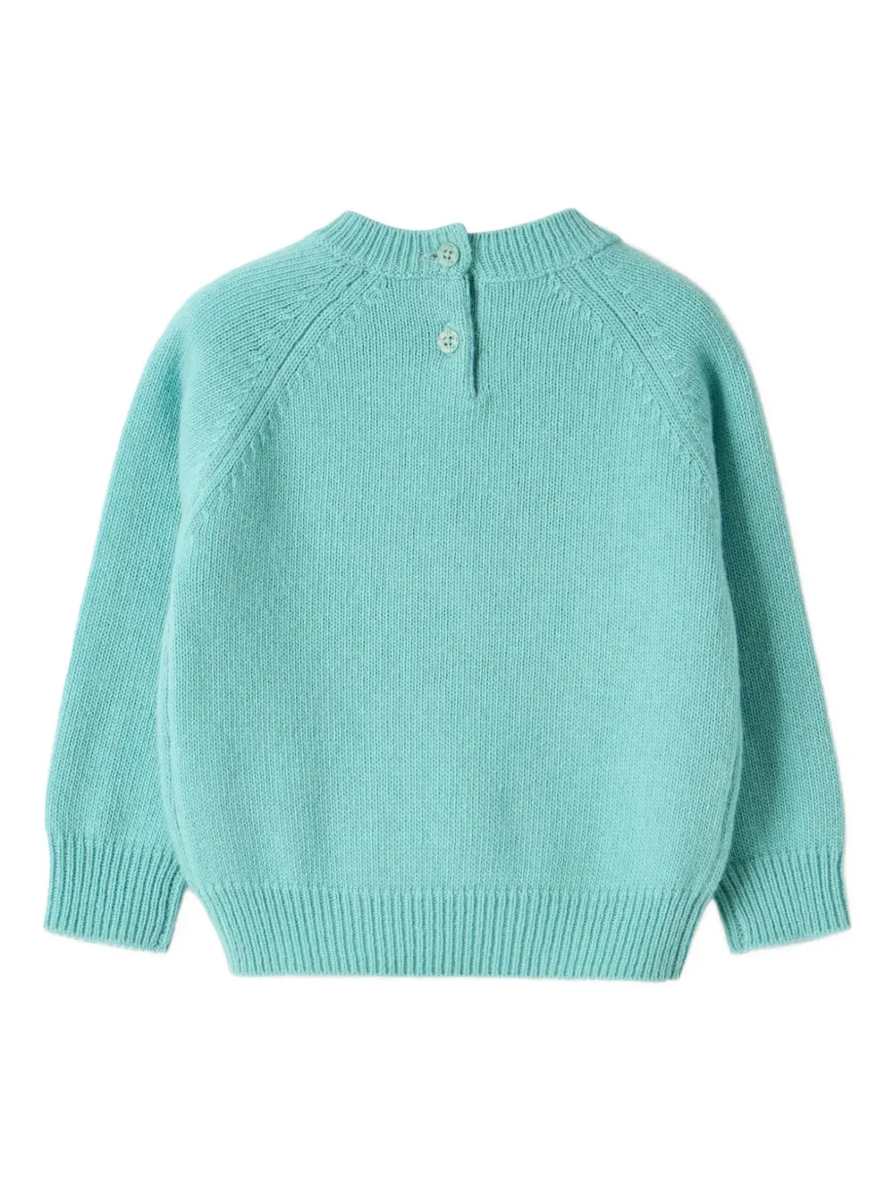 Il Gufo teddy appliqué baby top | Knitwear | Image 2