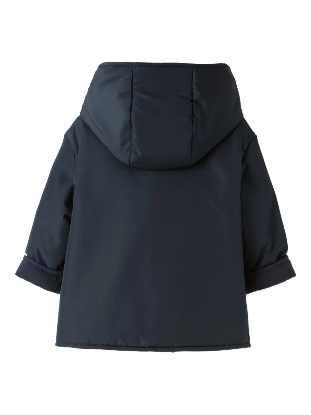 Il Gufo Jas met capuchon en knoop - Blauw