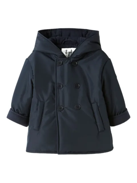 Il Gufo button hooded jacket