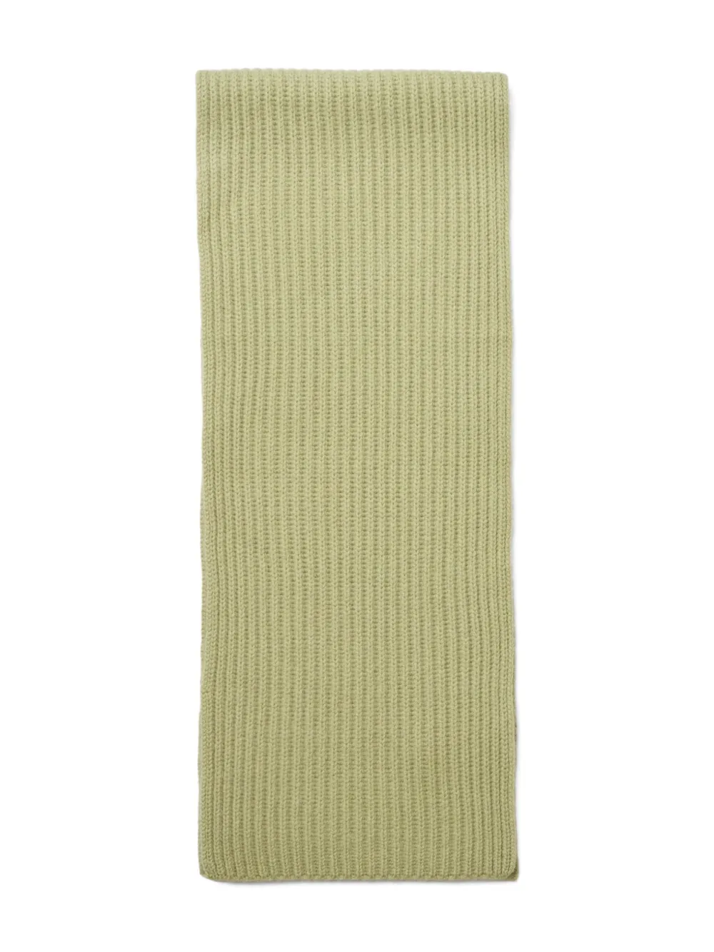 Il Gufo Ribbed Scarf In Green