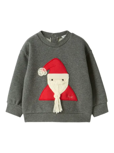 Il Gufo Santa-motif sweatshirt