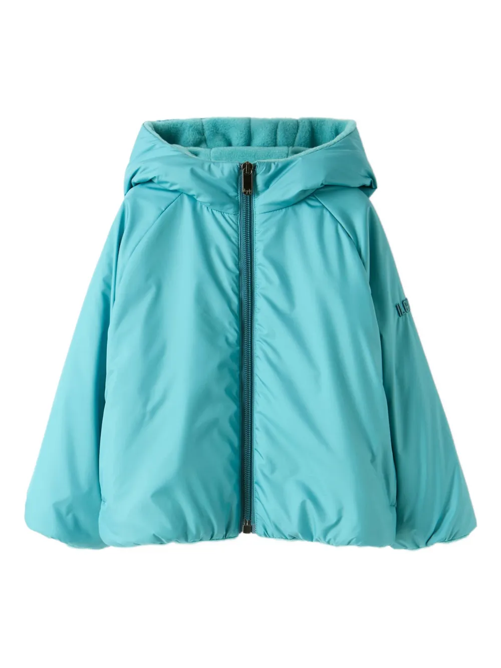 Il Gufo manteau zippé à capuche | bleu | Image 1