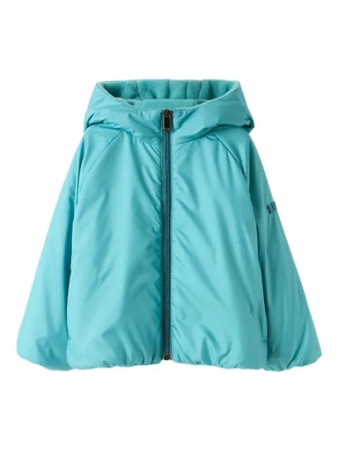 Il Gufo hooded zip coat