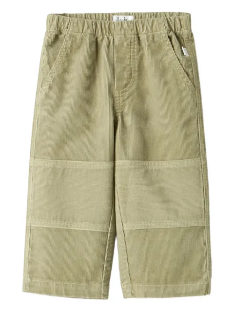 Il Gufo corduroy panelled trousers