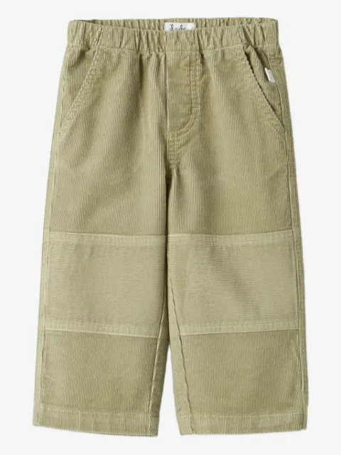 Il Gufo corduroy panelled trousers