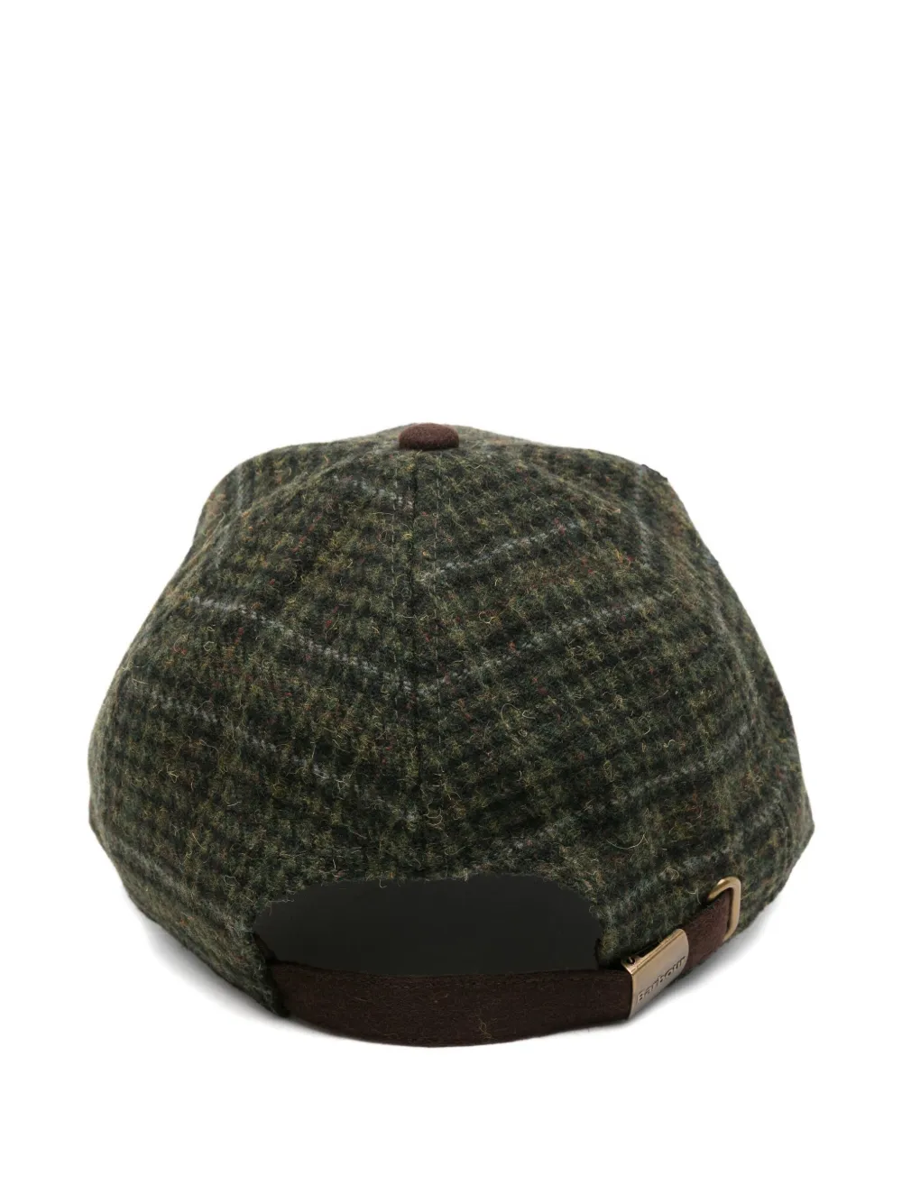 Barbour Geruite hoed met logoplakkaat - Groen