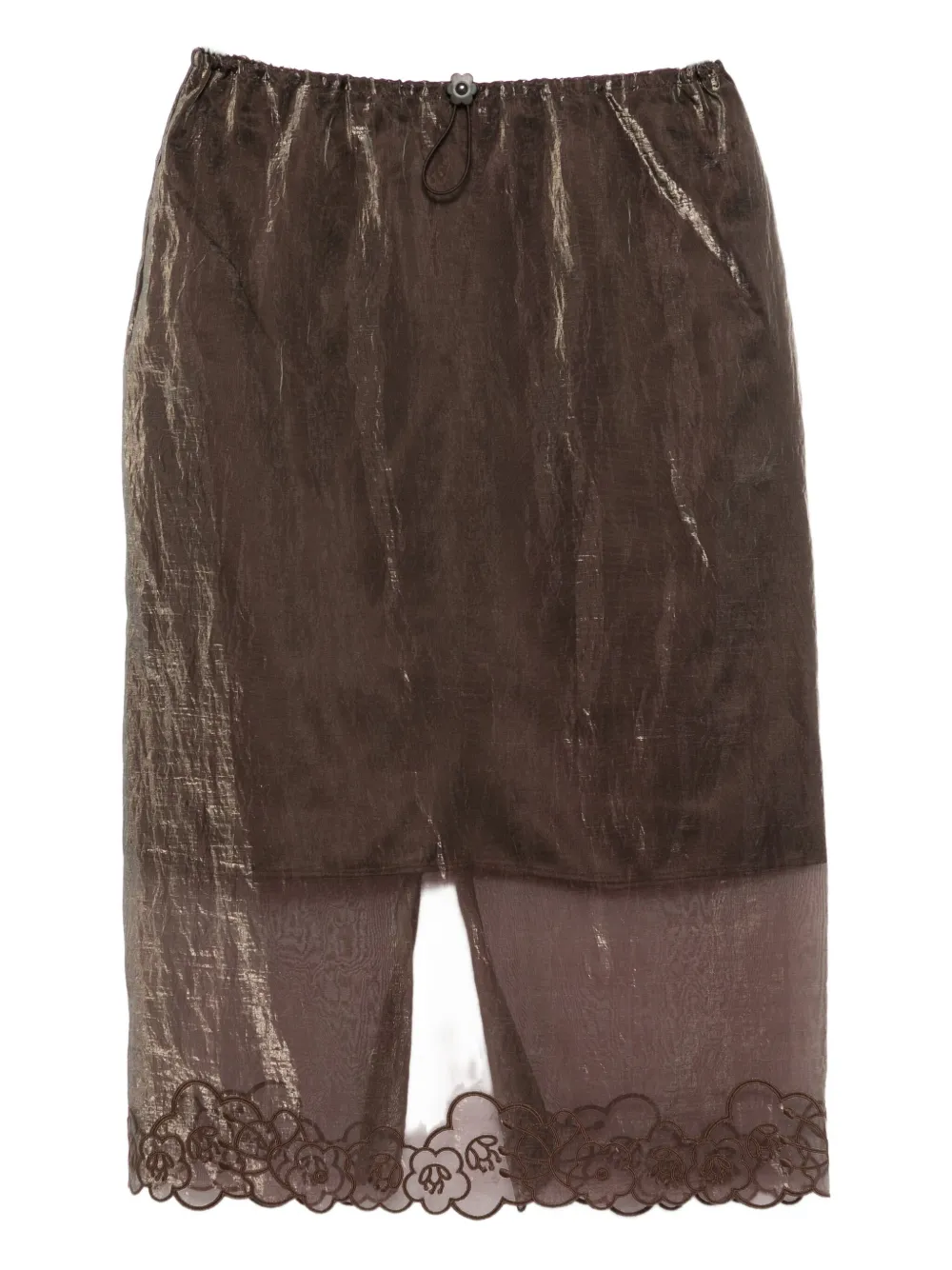 Cecilie Bahnsen bria skirt | Brown | Image 1