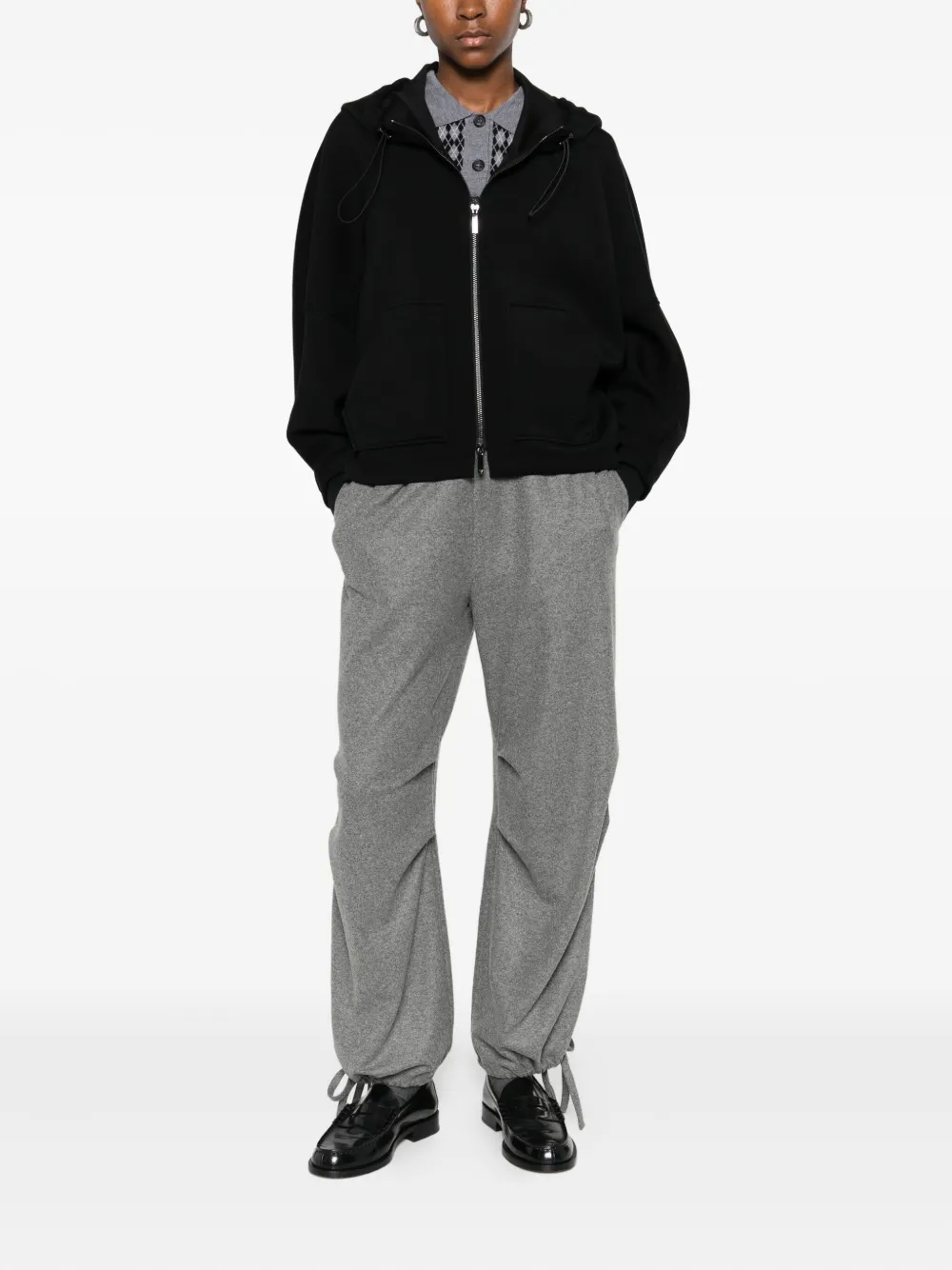 Emporio Armani hooded zip jacket | Oversized Jackets | Image 2