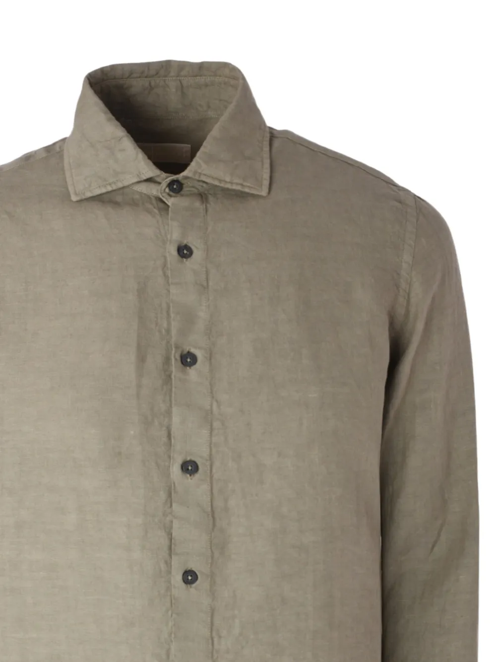 120% Lino Overhemd Beige