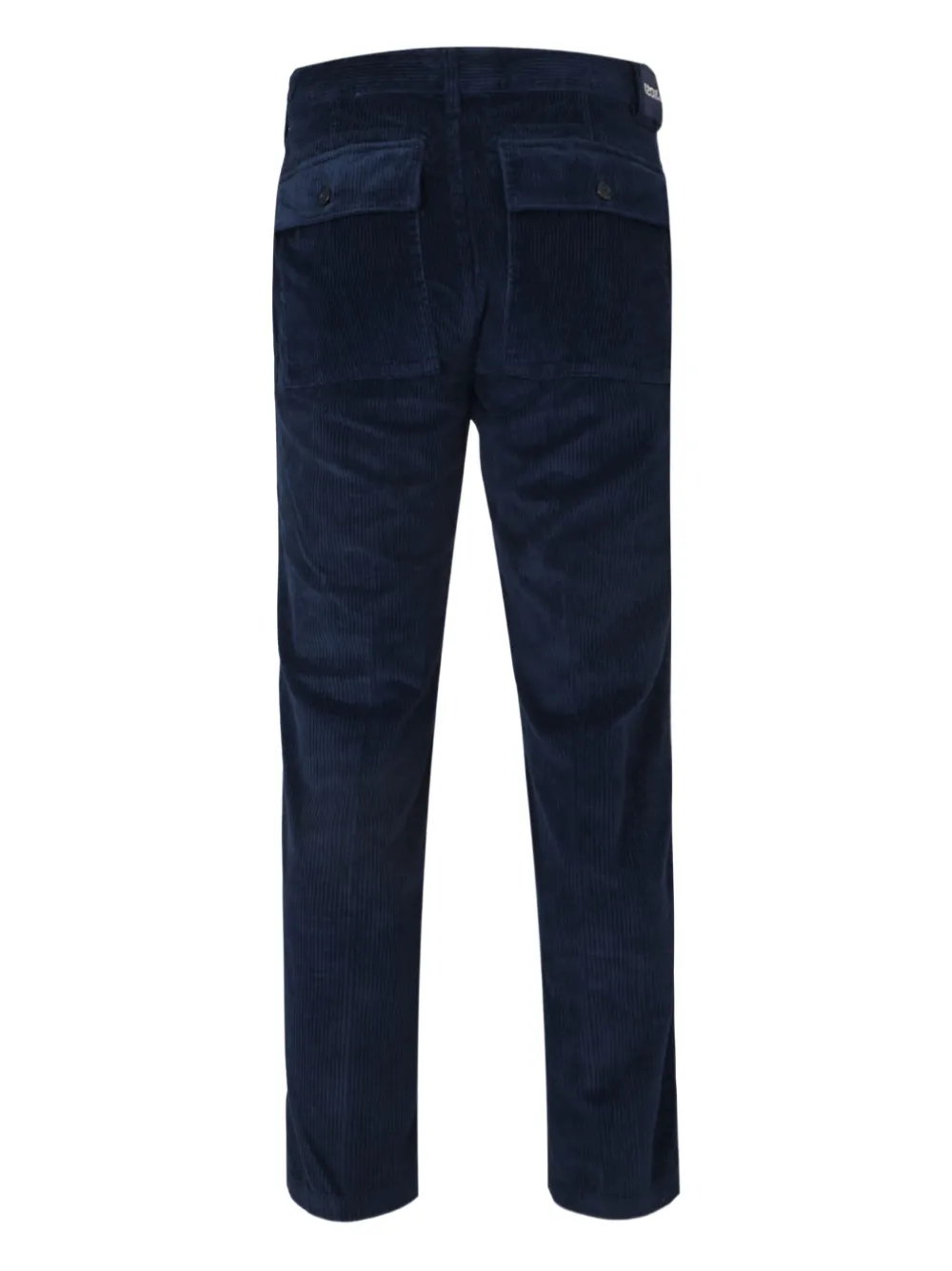 120% Lino Ribfluwelen broek met zak - Blauw
