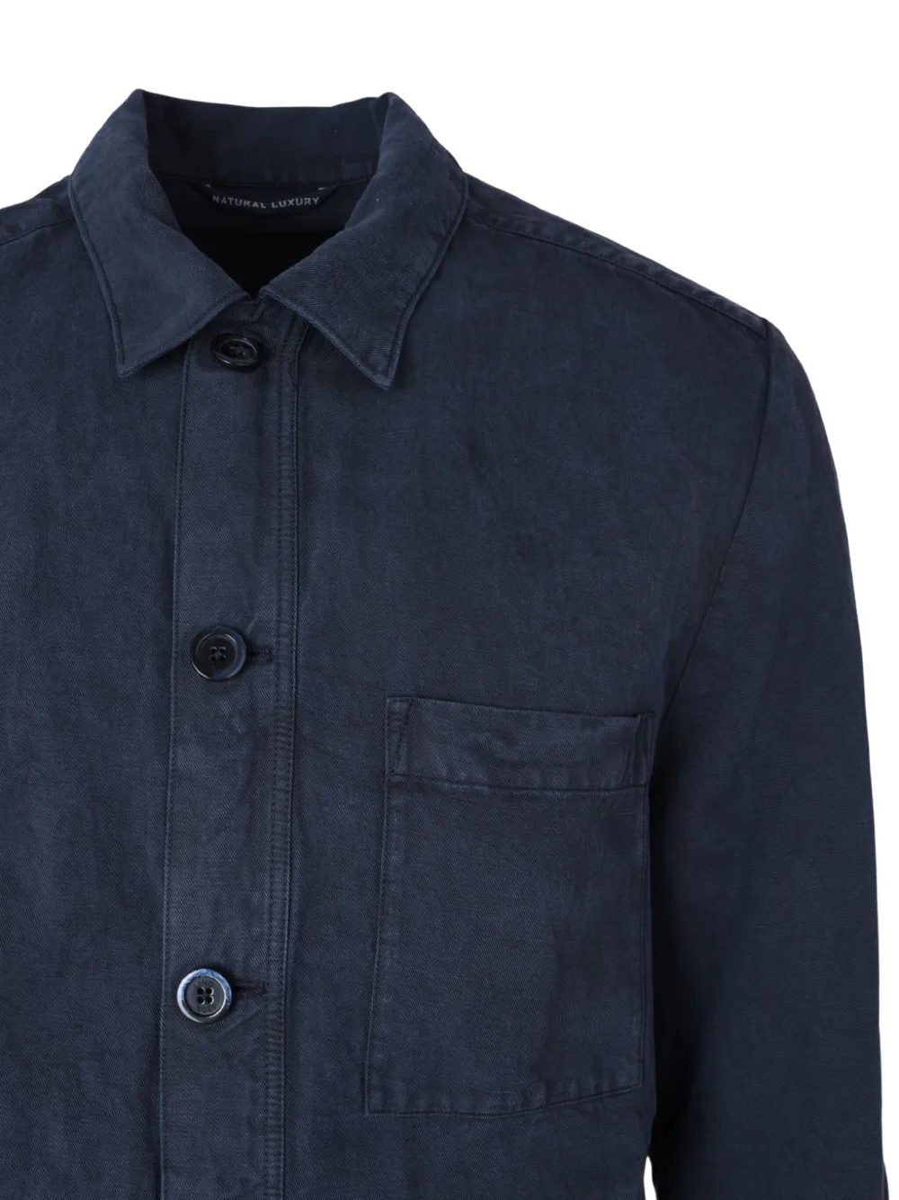 120% Lino Jack met knopen Blauw