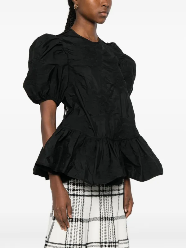 トップス Cecilie Bahnsen ELLIE BLOUSE Cecilie Bahnsen puff-sleeve Blouse | Black | FARFETCH OM