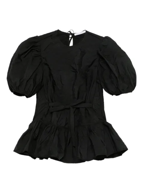 Cecilie Bahnsen blusa con mangas farol
