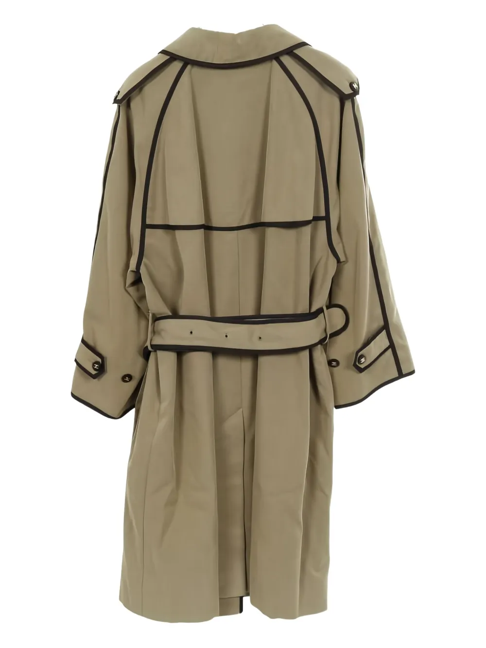 CHANEL Pre-Owned 1986-1988 trenchcoat met knopen - Bruin