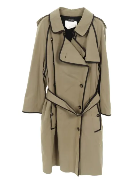 CHANEL Pre-Owned 1986-1988 buttoned trench coat