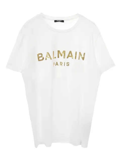 Balmain 2010s logo-print crew-neck T-shirt