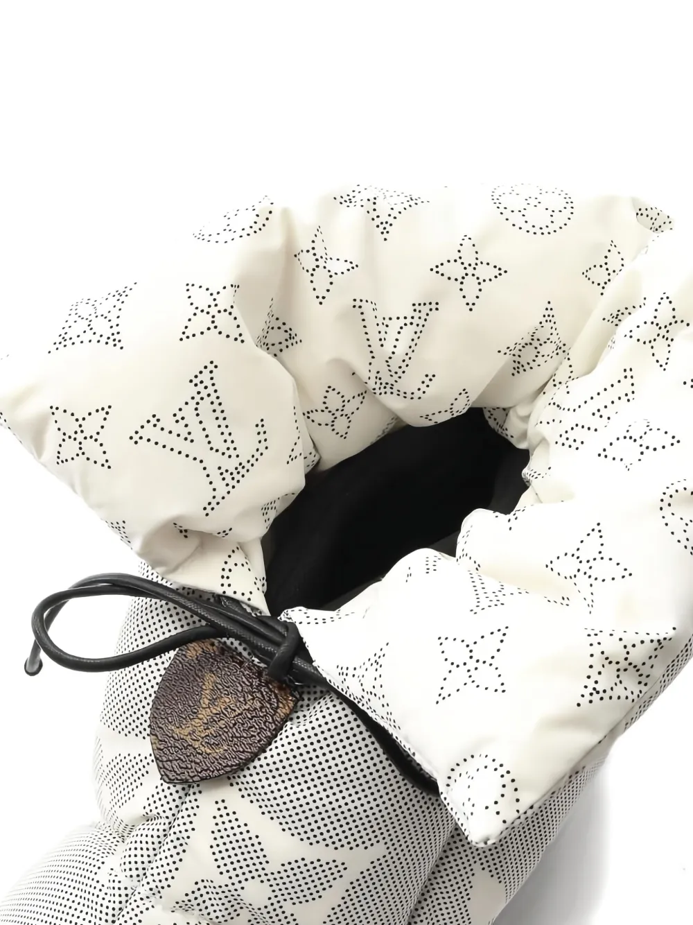 Pre-owned Louis Vuitton Pillow Line Monogram Boots In Gray