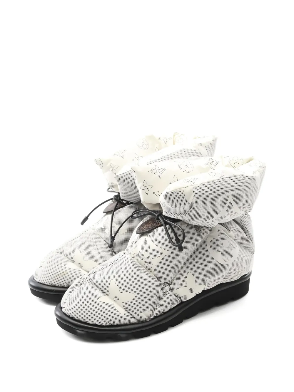 Louis Vuitton Pre-Owned Pillow Line monogram boots - グレー Louis Vuitton Pre-Owned Pillow Line monogram boots - グレー