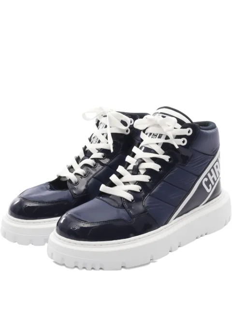 Christian Dior Pre-Owned D-Player high cut sneakers
