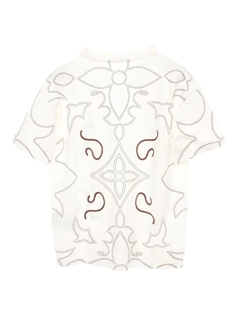 Louis Vuitton Pre-Owned embroidered monogram T-shirt | Image 2