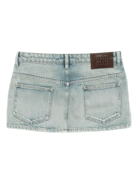 Miu Miu Pre-Owned 2020s denim mini skirt