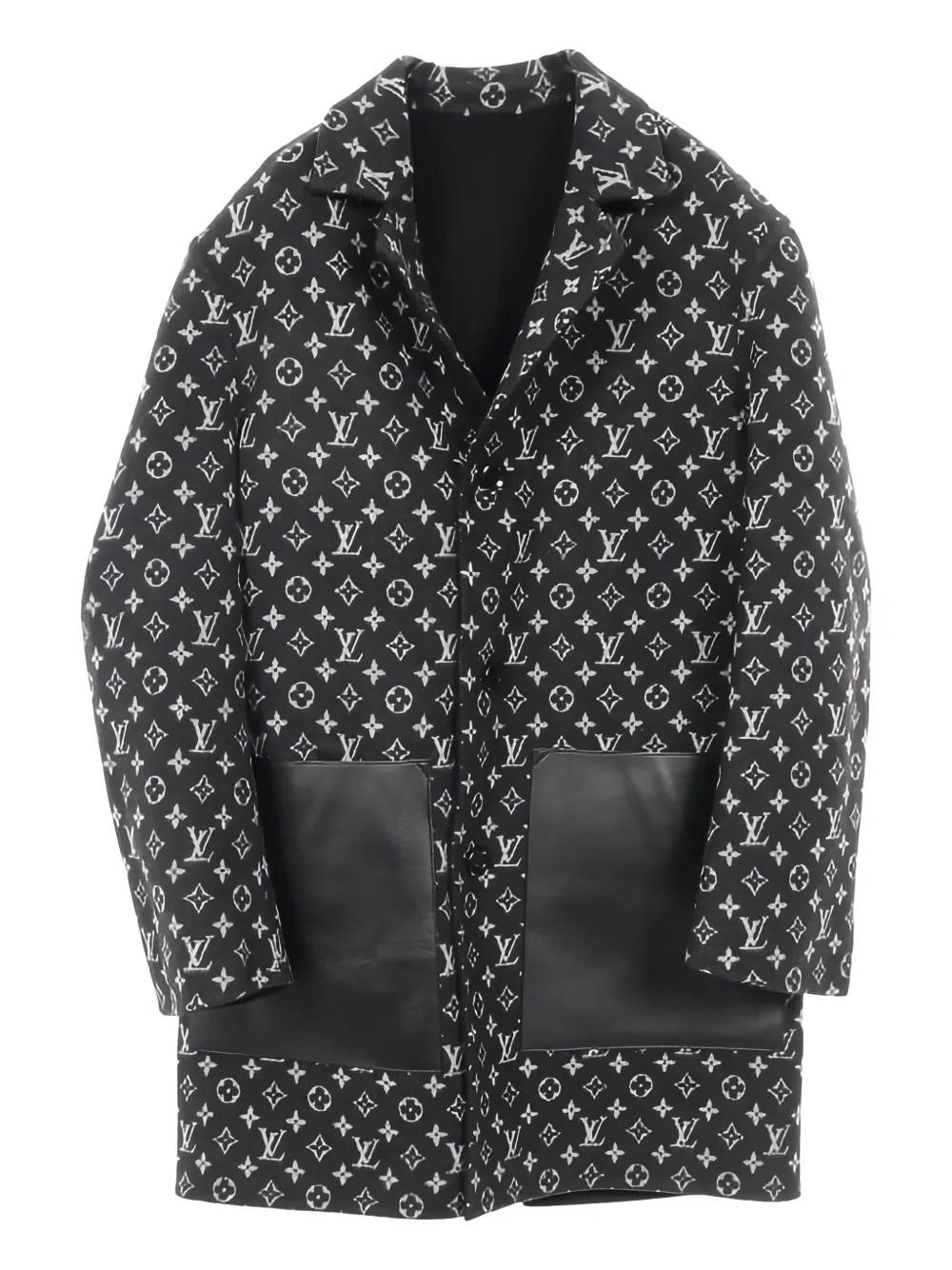 Louis Vuitton Pre-Owned 20's Chester monogram reversible coat | Black | Image 1