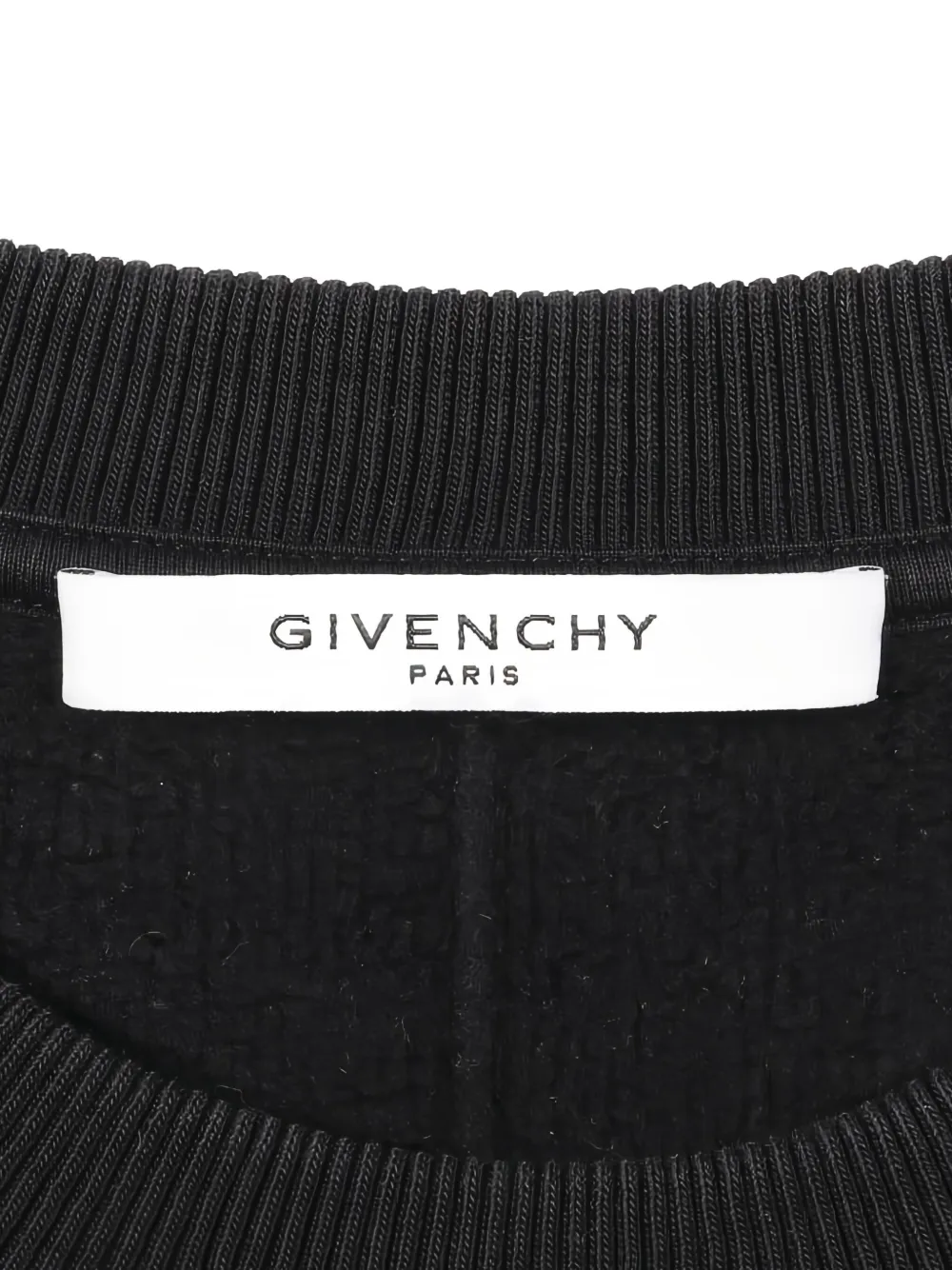 Pre-owned Givenchy 2000s Printed Crew-neck Sweatshirt In Black