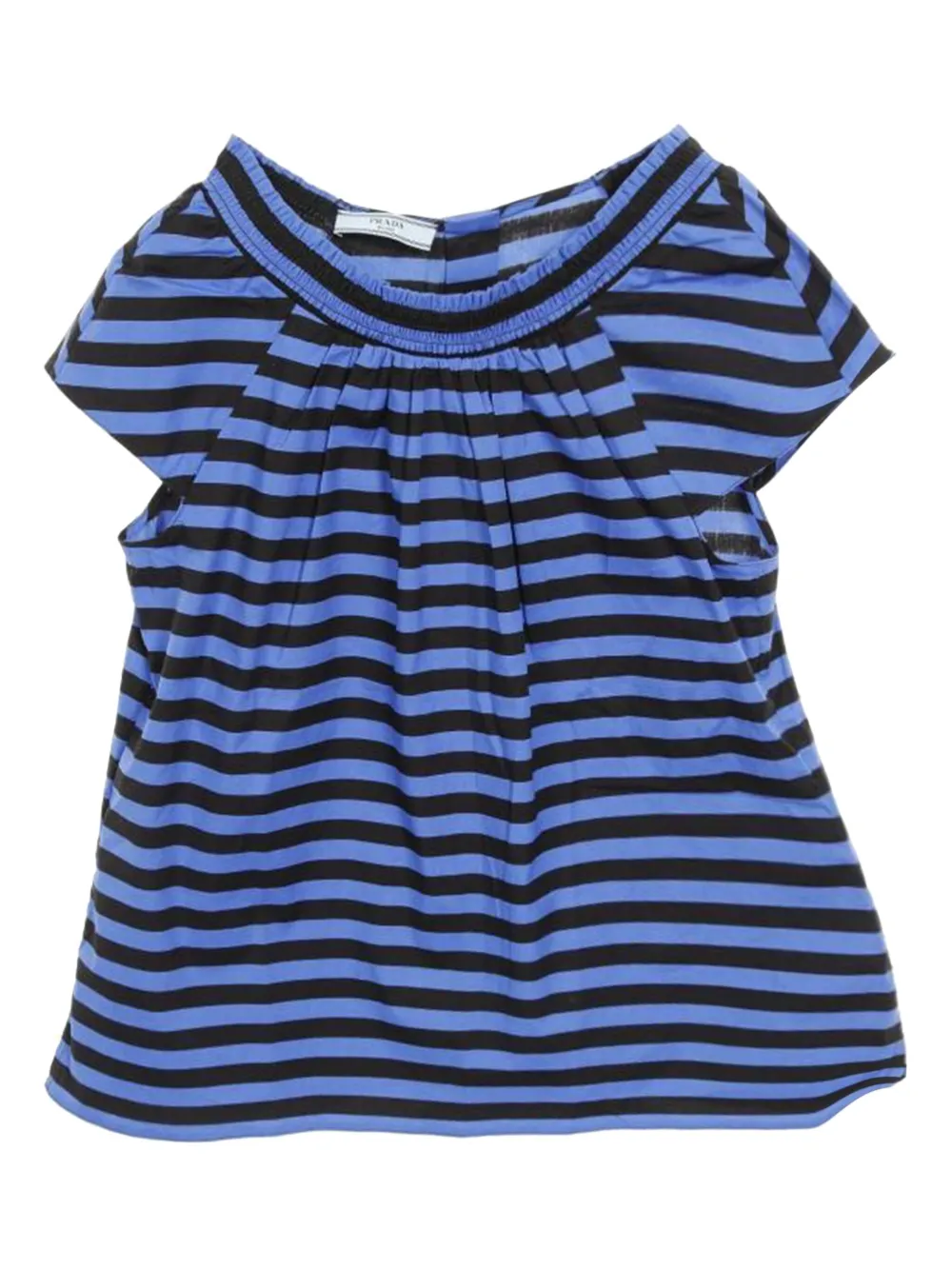 Prada Pre-Owned 10's striped blouse | Blue | Image 1