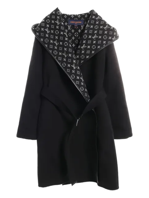 Louis Vuitton Pre-Owned 2010s hooded monogram coat