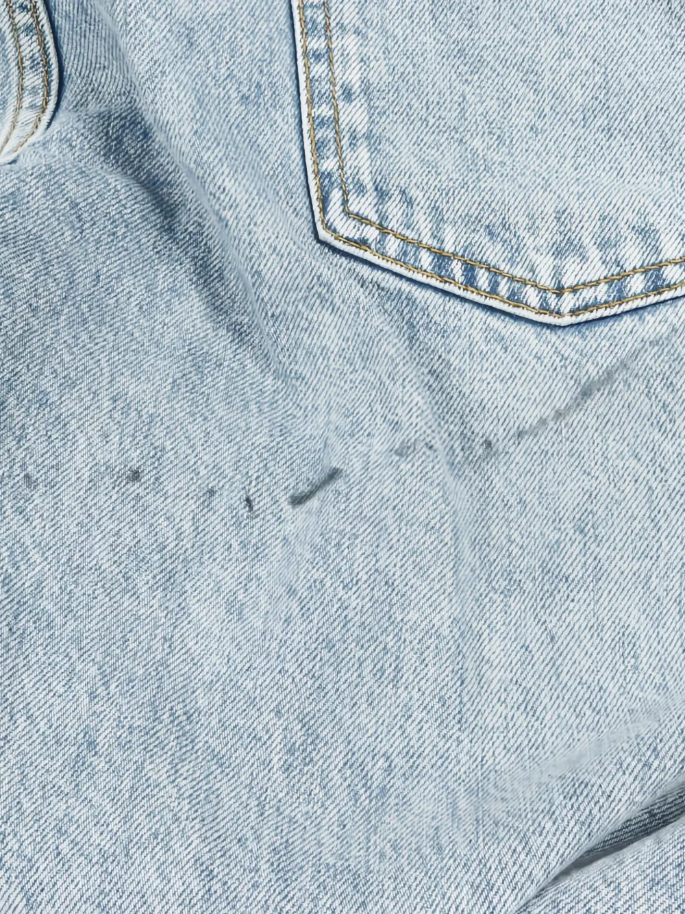 Pre-owned Gucci 2000s Logo Print Jeans In Blue