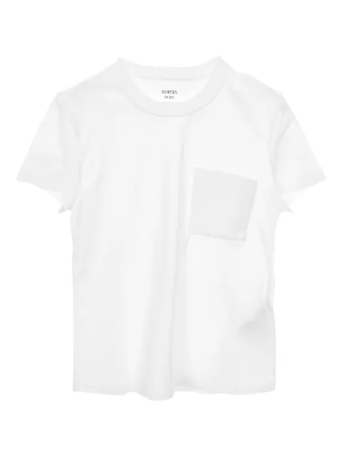 Hermès Pre-Owned 2020s Mosaique T-Shirt mit aufgestickter Tasche