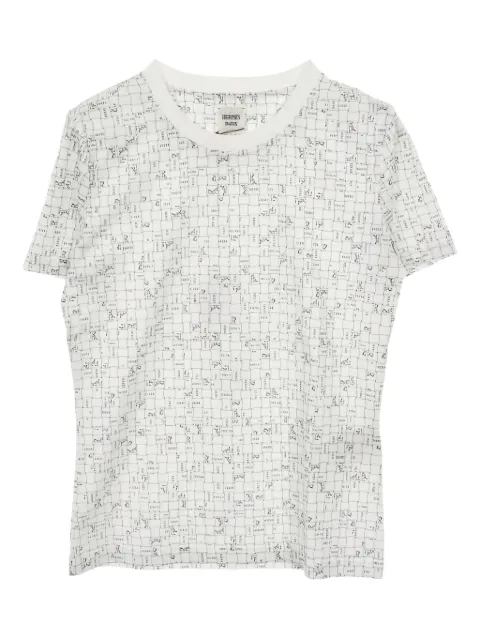 Hermès Pre-Owned 2020s cotton crew neck T-shirt