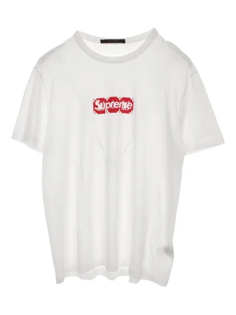 Louis Vuitton Pre-Owned x Supreme 2010s logo T-shirt