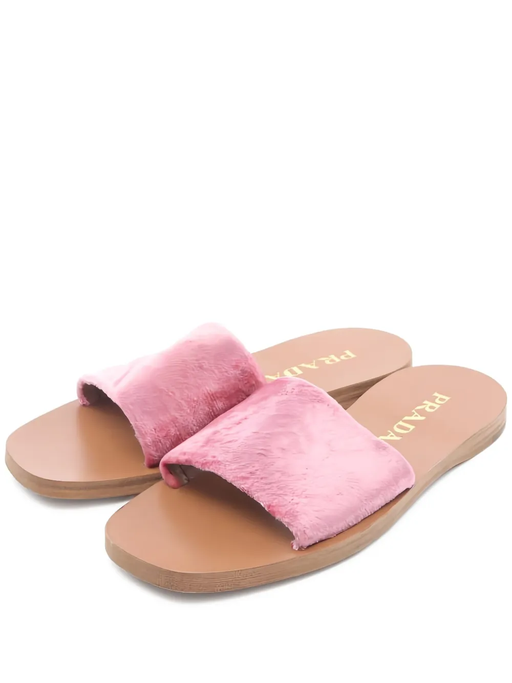 Prada Pre-Owned 2010s velvet sandals - Rosa