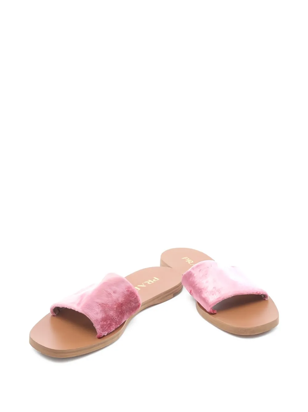 Prada Pre-Owned Fluwelen sandalen - Roze