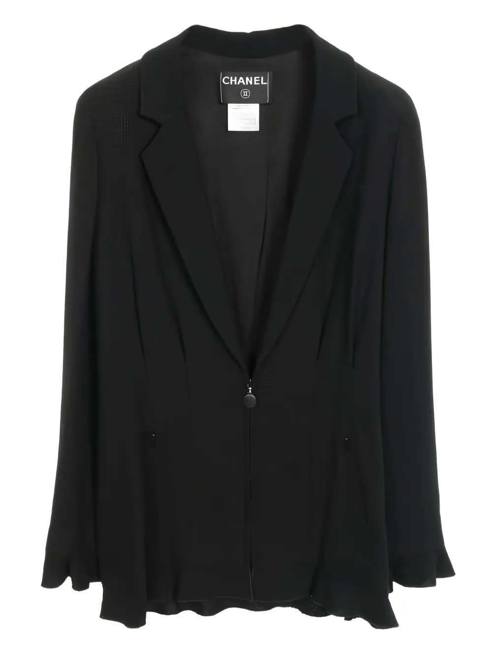 CHANEL Pre-Owned Giacca con zip 1986-1988 - Nero