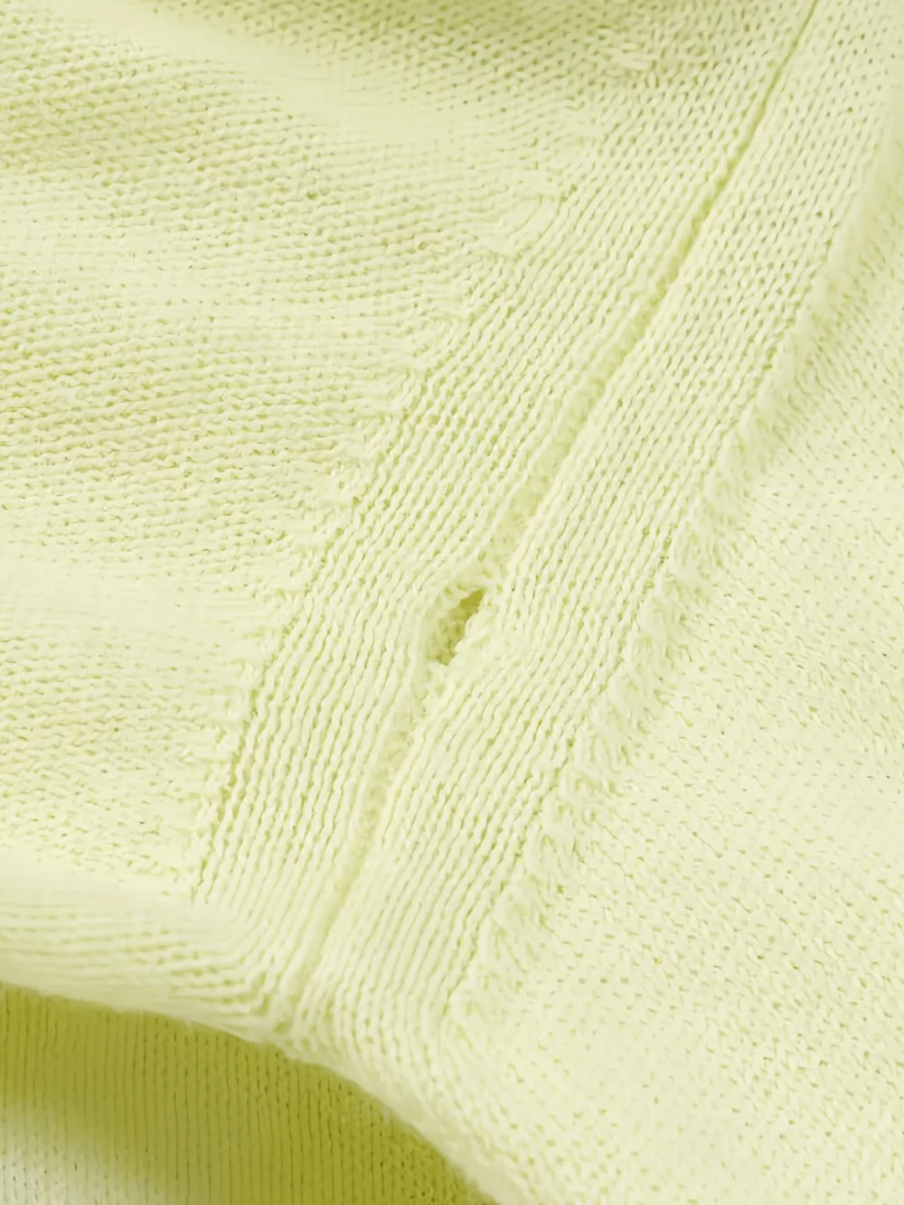 Pre-owned Hermes 2000s Chaîne D'ancre Knit Crew-neck Sweater In Yellow