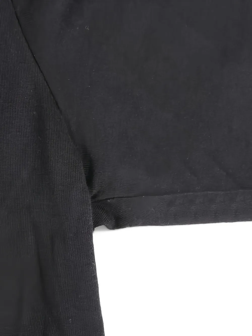 Pre-owned Fendi 2010s Monster Bugseye Quilted-patch T-shirt In Black