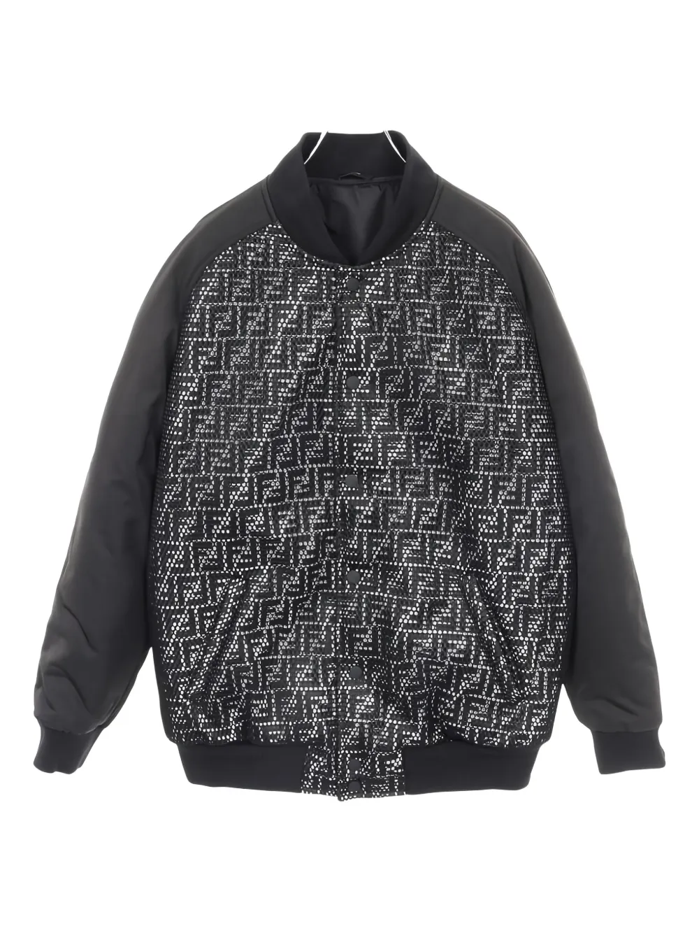 Fendi Pre-Owned 2010s FF-pattern bomber jacket | Black | Image 1