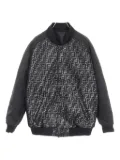 Fendi Pre-Owned 2010s FF-pattern bomber jacket - Black
