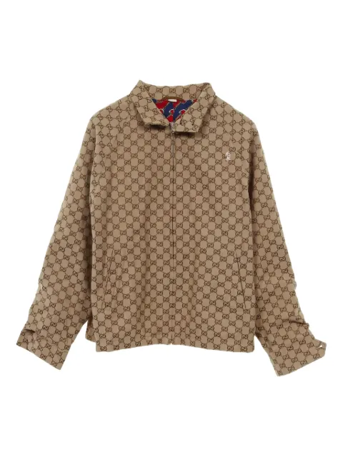 Gucci Pre-Owned 2010s GG jacquard full-zip jacket
