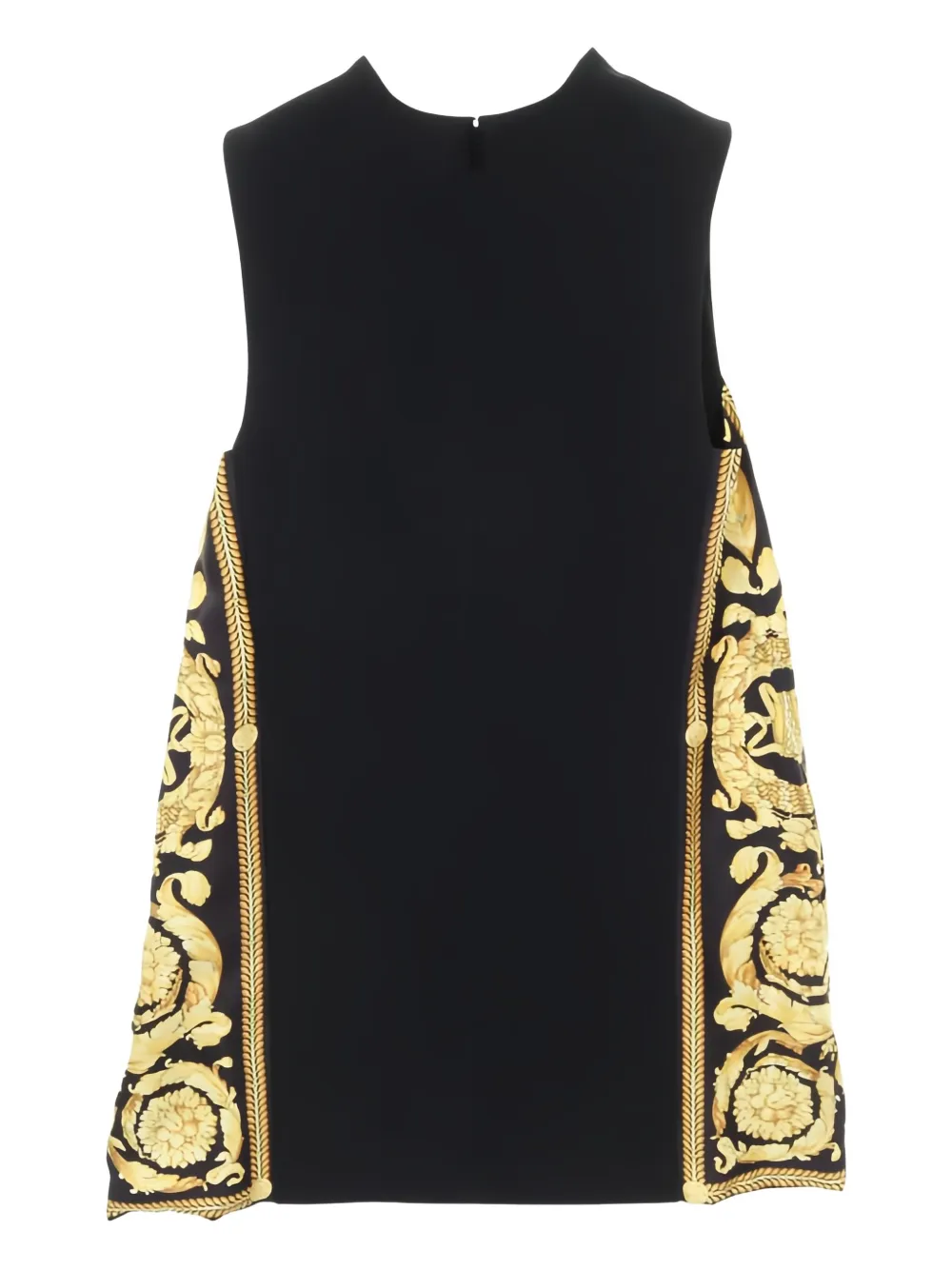 Versace Pre-Owned Mini-jurk met Barocco-print - Zwart