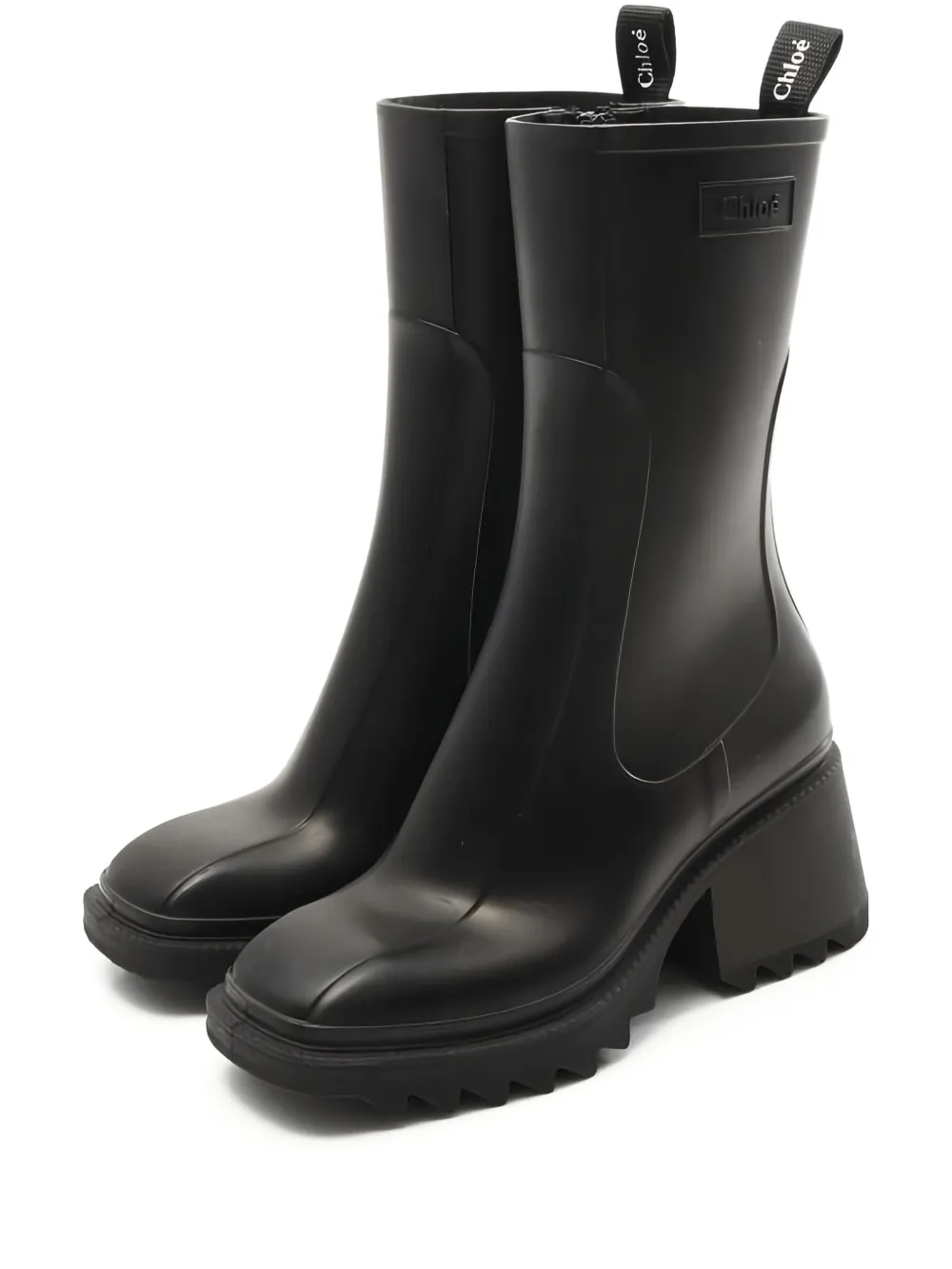 Chloé Pre-Owned 2010s 65mm Betty lug-sole boots | Black | Image 1