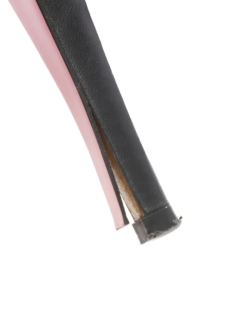 Pre-owned Christian Louboutin 2010s 180mm Zipped Leather Boots In Black