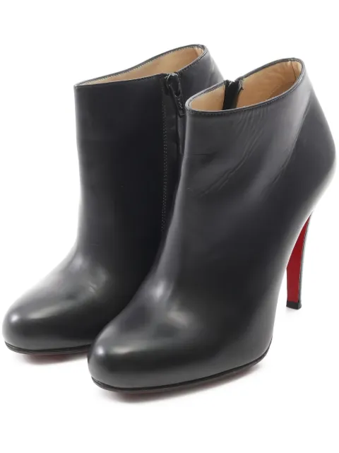 Christian Louboutin Pre-Owned botas con cierre y tacón de 180mm 2010