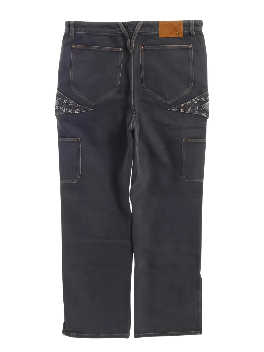 Louis Vuitton Pre-Owned 2020s monogram flower jeans | Image 2