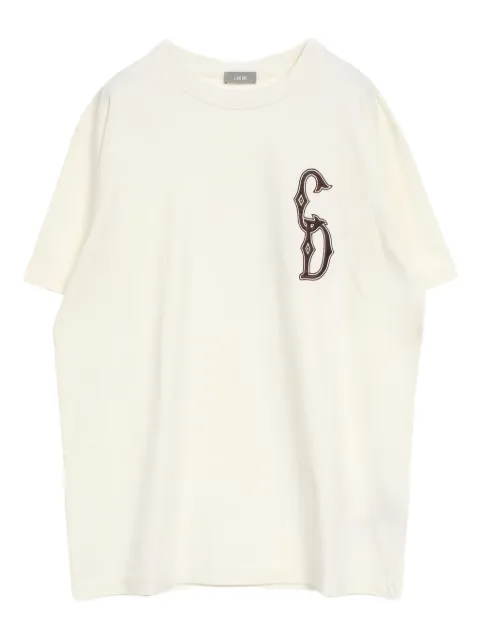Christian Dior Pre-Owned 2010s logo-embroidered T-shirt