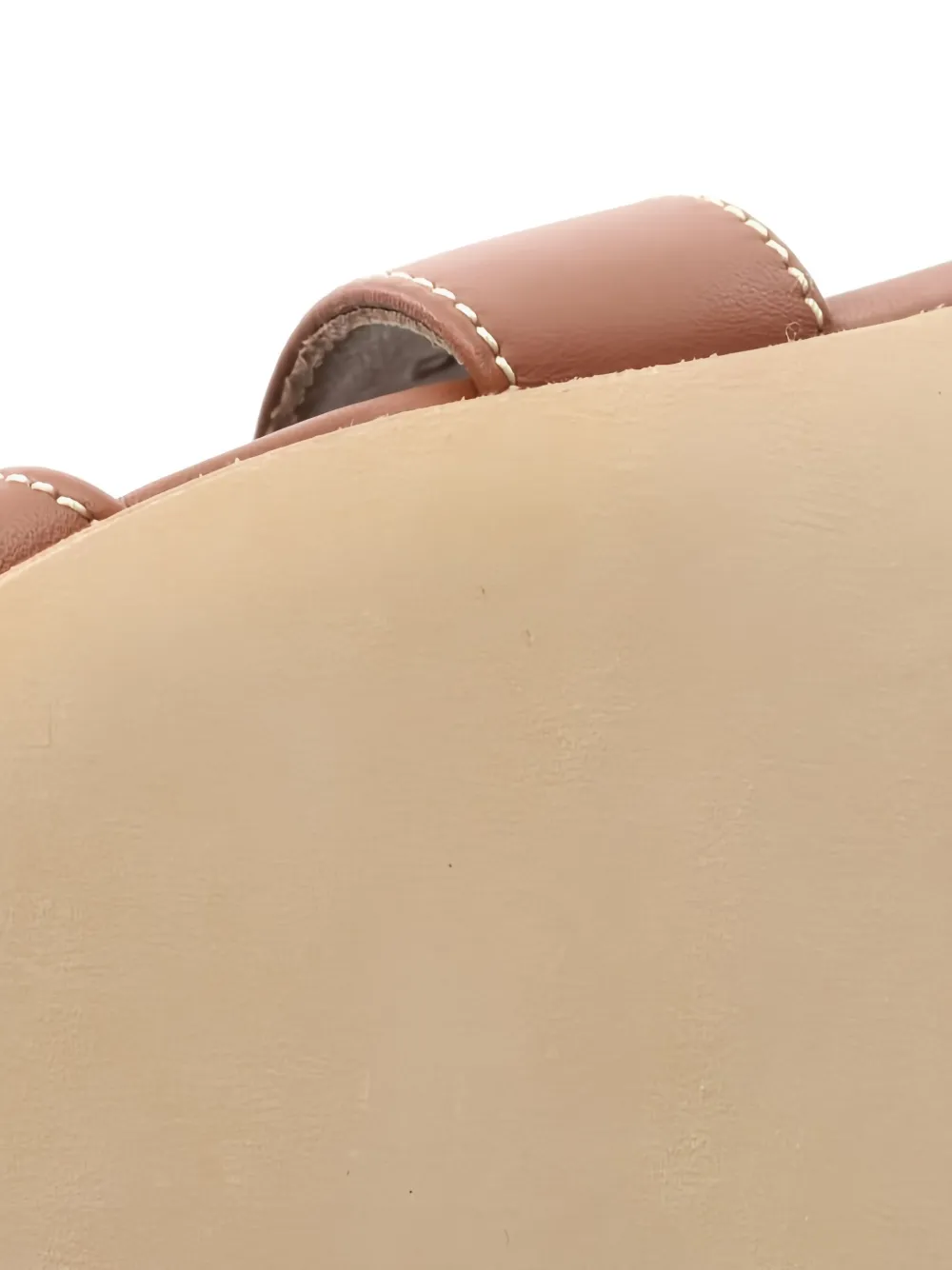 Pre-owned Hermes 2020s 55mm Oasis Sandals In Brown