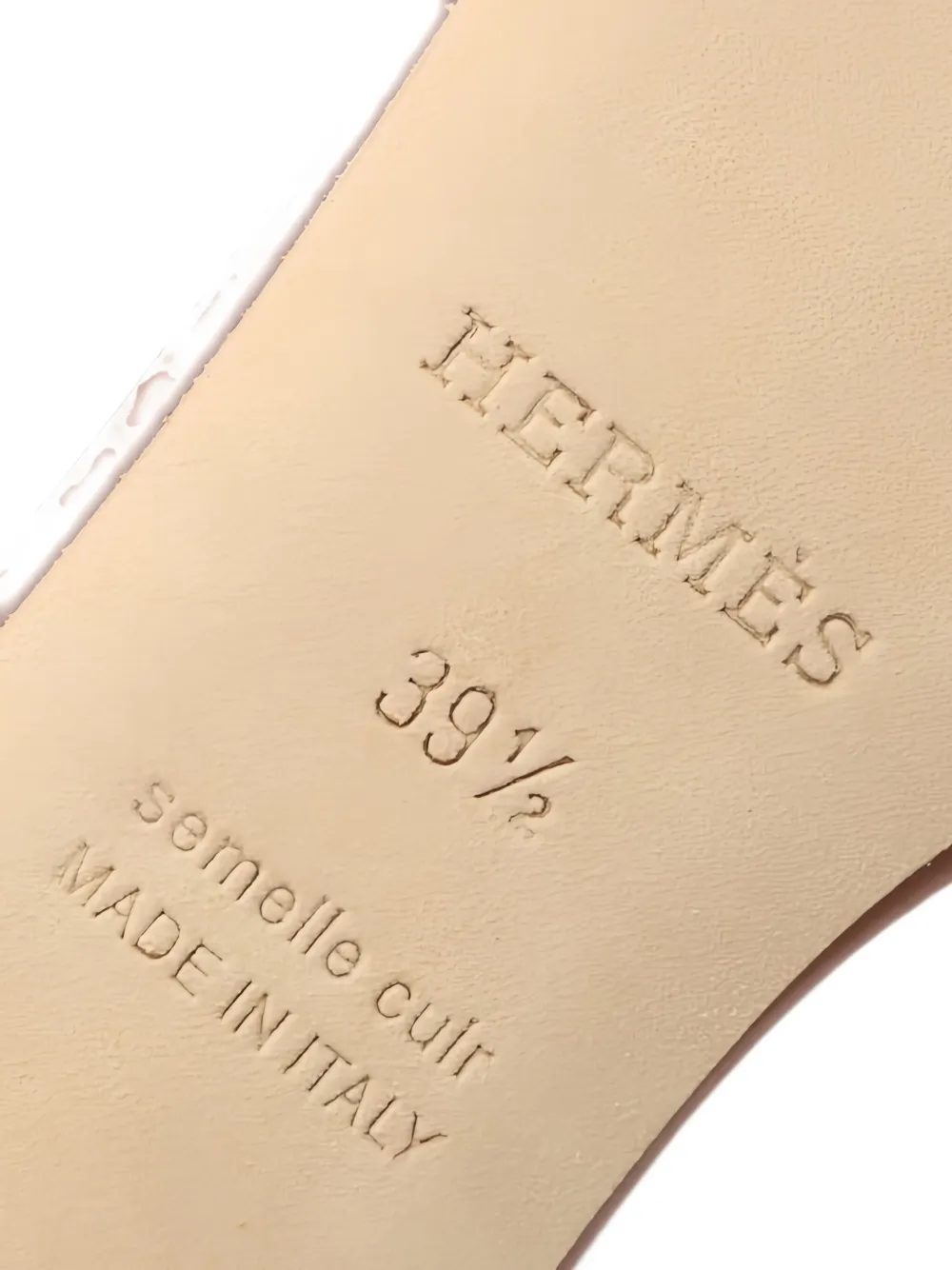 Pre-owned Hermes 2020s 55mm Oasis Sandals In Brown