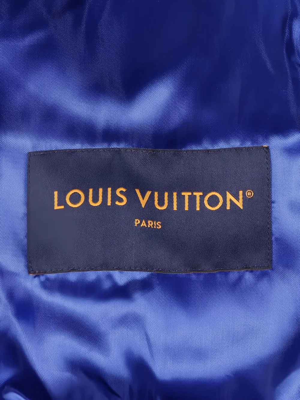 Pre-owned Louis Vuitton 2010s Appliqué Varsity Jacket In Blue